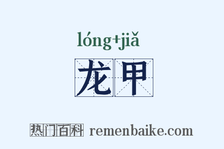 龙甲是什么意思的图片